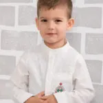Детска ленена риза "Кукерче"