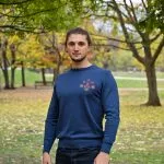 Мъжки пуловер с шевица “Дървото на живота”