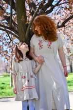 Дълга ленена рокля "Извор на младостта" - Image 2