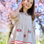 Детска ленена рокля "Пролет"